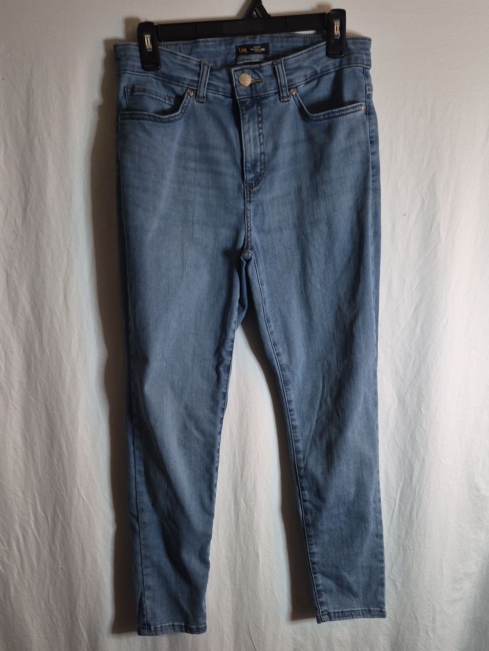 Lee Women's Light Blue High-Rise Skinny Jeans